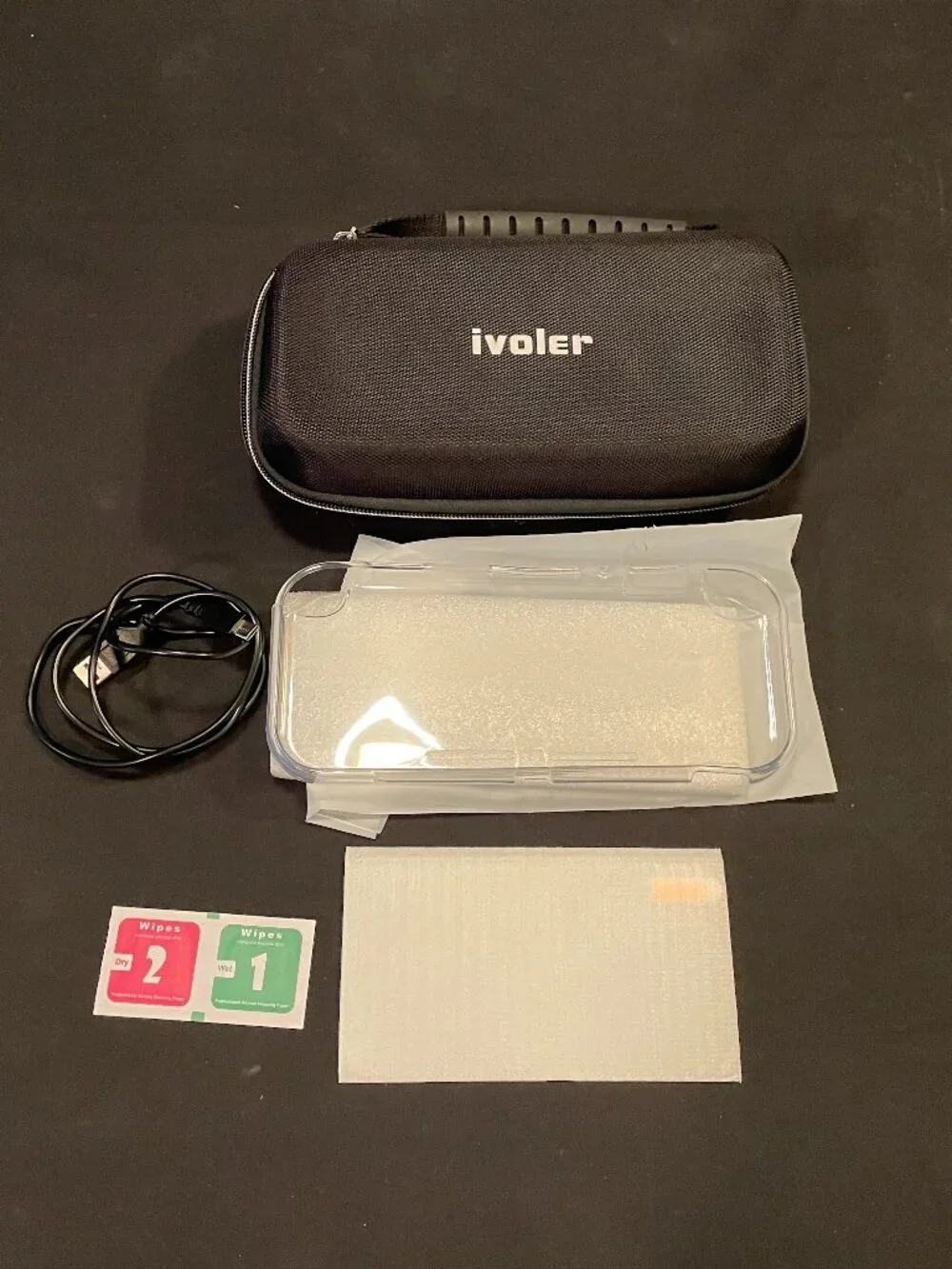 Switch light case and screen protector case combo
